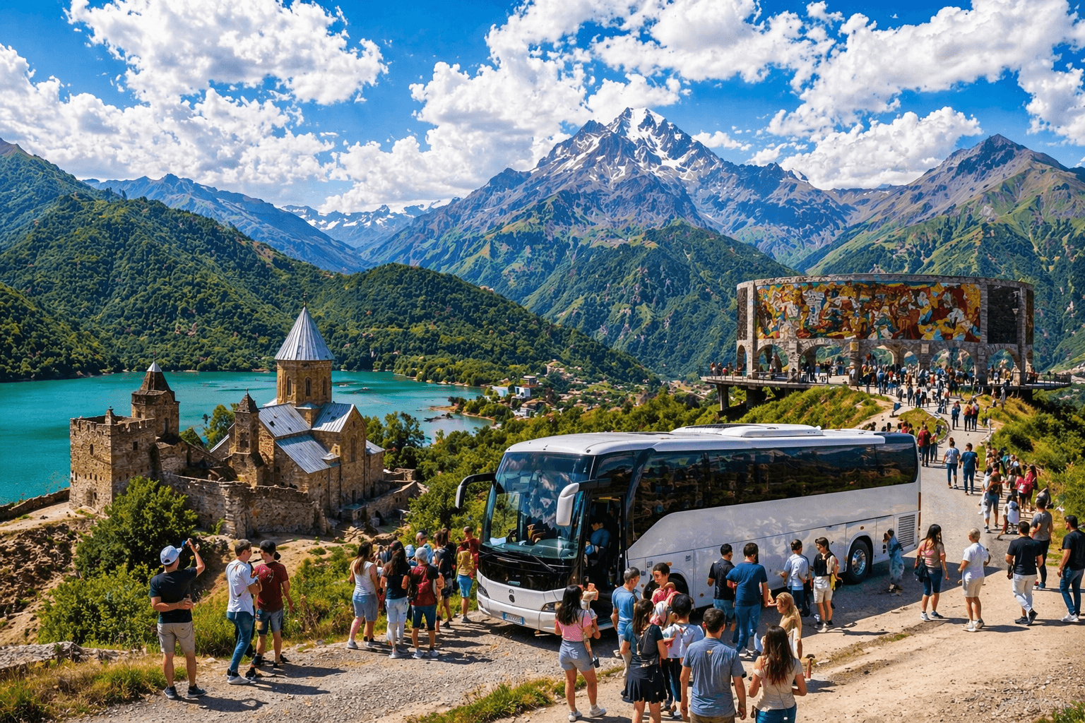 Kazbegi Group Bus Tour
